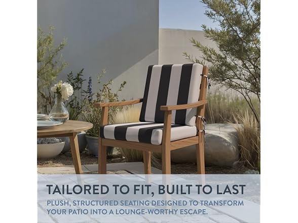 California Umbrella Outdoor Dining Chair, Patio Seat Cushion