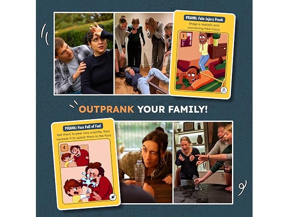 Play Theory Prank Wars Family Edition Card Game