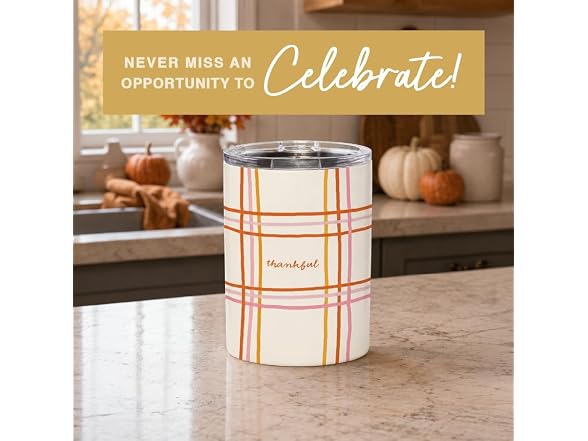 Slant Party Supplies - Fall Tumbler