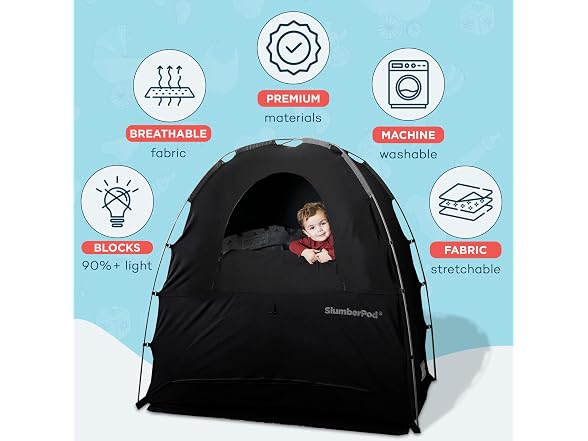 SlumberPod NRAM-SLUMBERPODAMZ Original Blackout Sleep Tent B