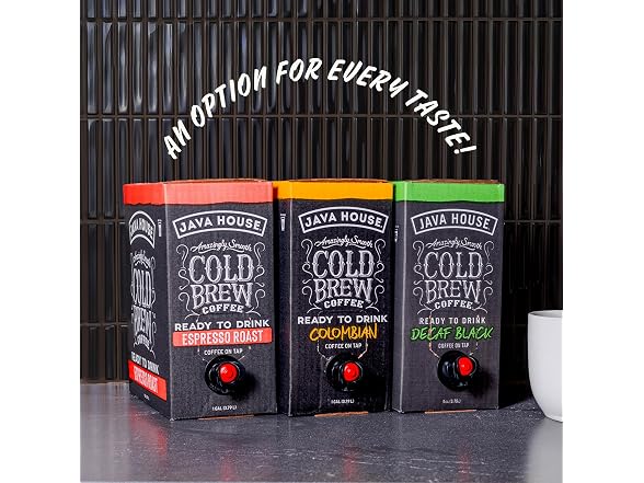 Java House Dark Roast Liquid Cold Brew Coffee