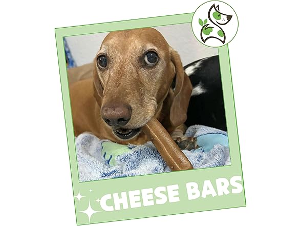 Nature Gnaws Bacon Cheese Bar Chews for Dogs