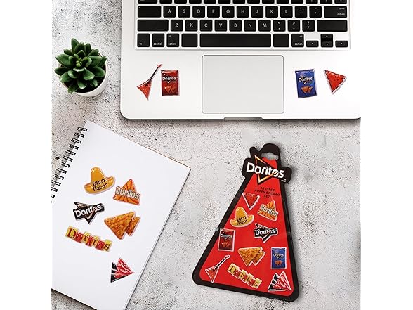 Doritos Fun Stickers for Kids Classroom, Cute Puffy