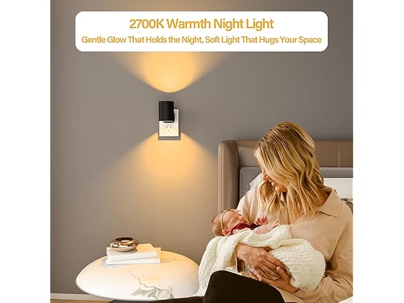 4 Pack LED Wall Plug in Night Lights