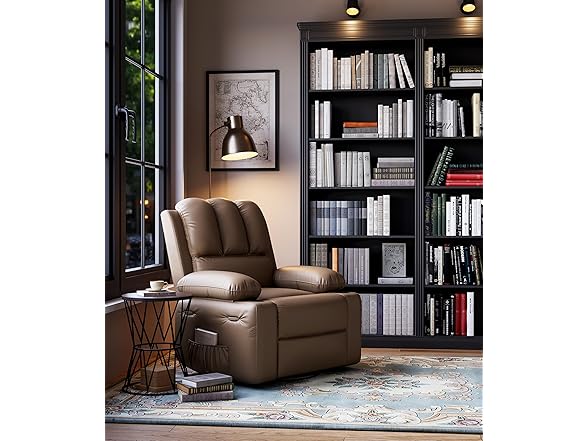 GarveeHome Oversized Recliner Chair with Heat and Massage