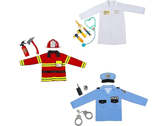 Rubies Everyday Heroes Dress Up Trunk Set Toy for Kids