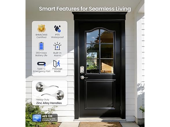 Veise VE017-L Fingerprint Smart Lock