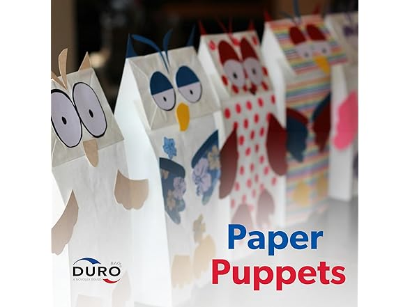 Duro 4# White Paper Bags, 100 Count