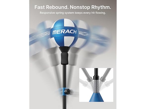 MERACH Adjustable Punching Bag with Stand