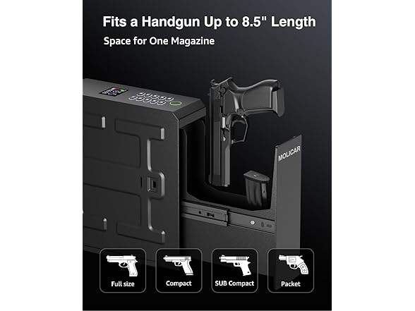 MOLICAR Slider Pistol Safe