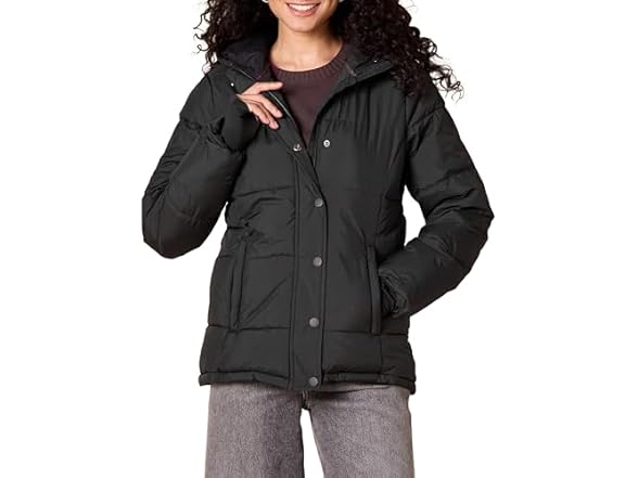 Amazon Essentials Womens Quilted Hooded Puffer Coat (2XL)