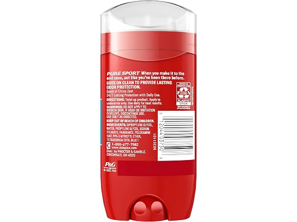 Old Spice Pure Sport Deodorant 2.6oz