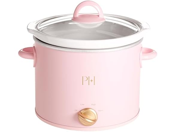 Paris Hilton 3.5-Quart Manual Slow Cooker, Pink