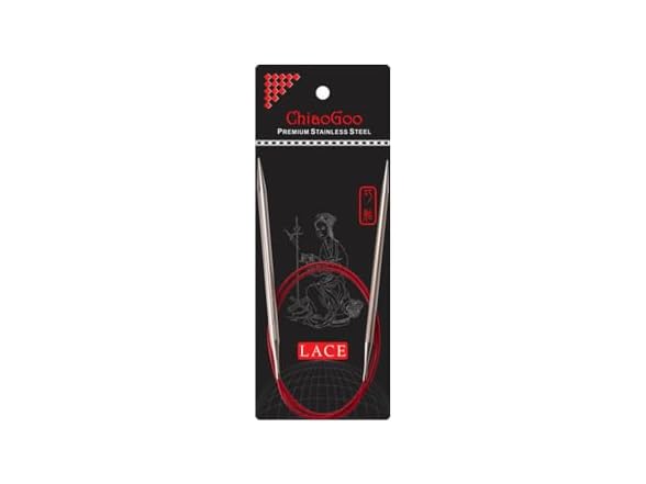 ChiaoGoo SS Red Lace Circular, 24-Inch (4)