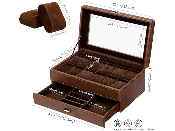 BEWISHOME Watch Case