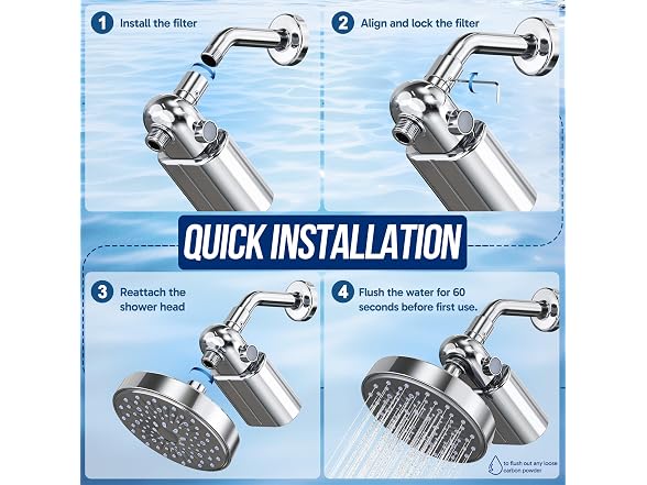 Veken Shower Filter Chlorine & Lead