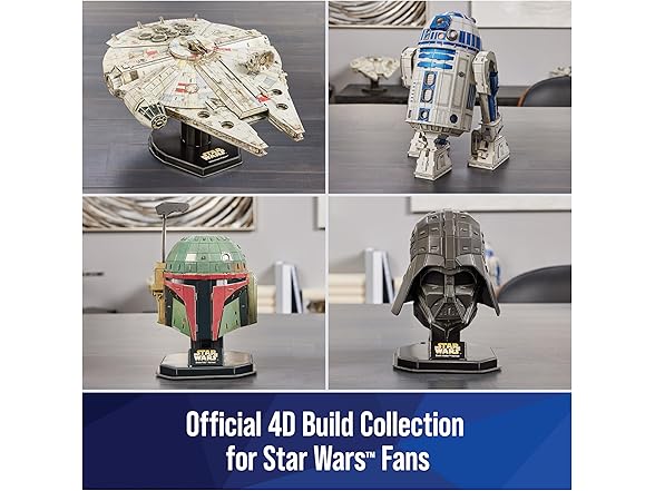 4D Build, Star Wars Deluxe Imperial Star Destroyer 3D Model Kit