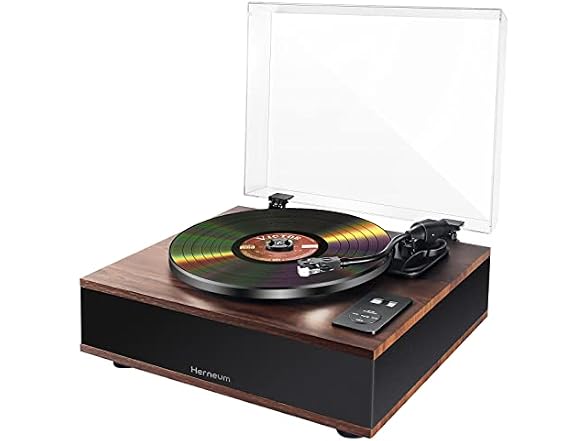 Herneum Record Player Bluetooth, Vintage