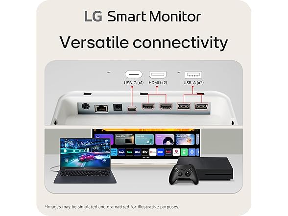 LG 32" 4K Smart Monitor | 32SR70U-W