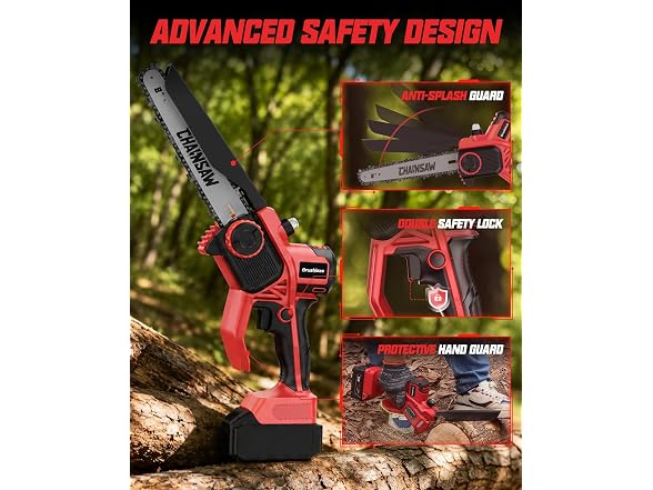 Yaxtron Brushless Mini Chainsaw