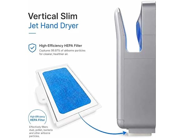 Silver High Speed Commercial Vertical
