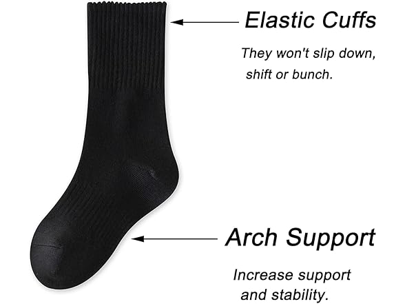 10 Pairs Boys Girls Cotton Dress Socks
