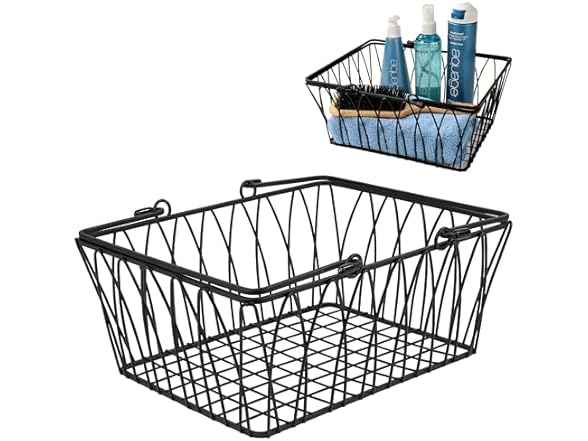 Spectrum Twist Wire Basket for Organizing