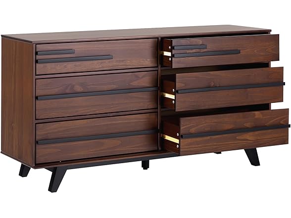 Walker Edison Malhia Contemporary Minimalist Dresser