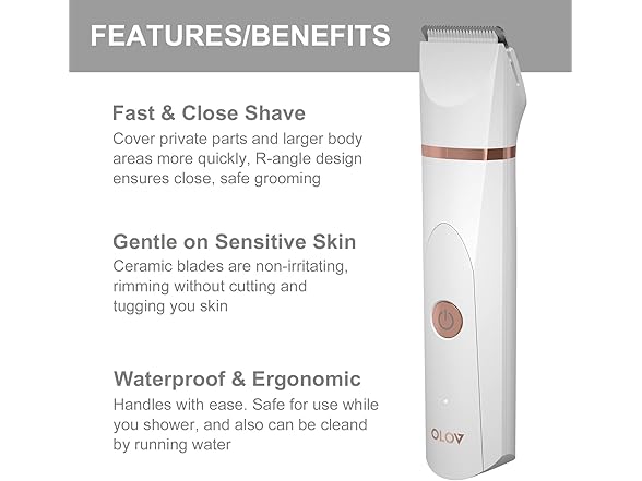 OLOV OLOV Electric Body Hair Trimmer