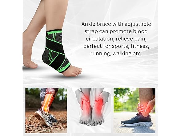 Wonder Care Ankle Brace Compression Wrap