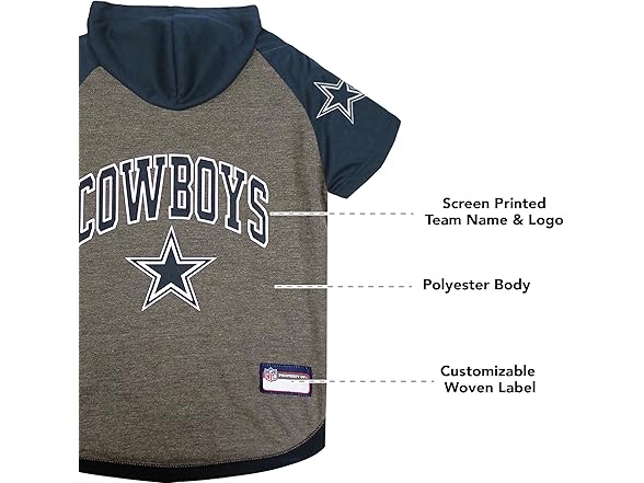 Pets First NFL Dallas Cowboys Hoodie, S
