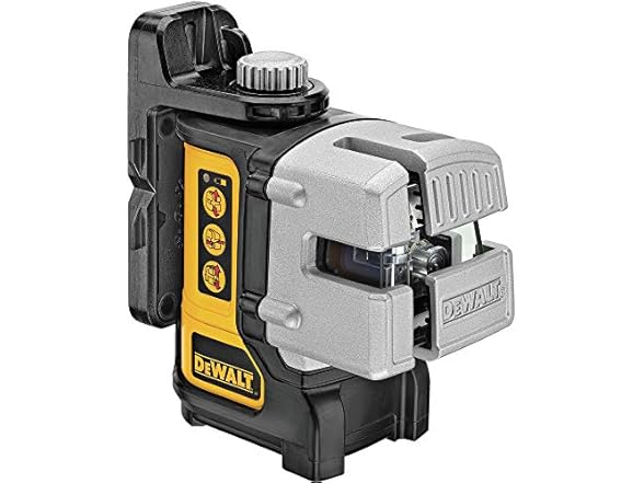 DEWALT DW089K Line Laser, Self-Leveling, 3-Beam