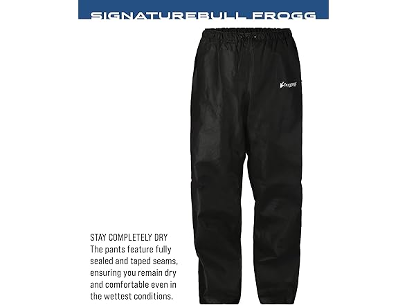 FROGG TOGGS Men's Bull Frogg Waterproof Rain Pant