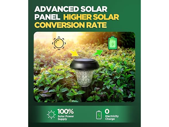 AUVERI LIFE Outdoor Bright Solar Pathway Lights