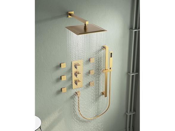 EVERSTEIN 12" High-Pressure Rainfall Shower System