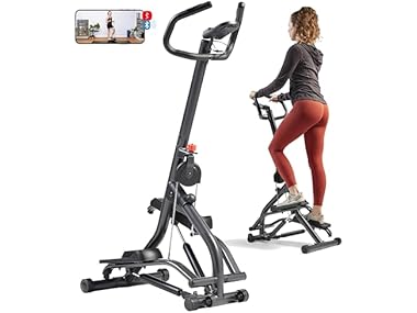 $49.99, Was $199.99, 75% Off! Sunny Health & Fitness Mountain Climb Stair Stepper dealfomo