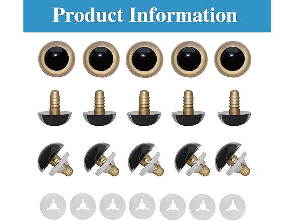 BESTCYC 1Box(60pcs) 24mm Large Golden