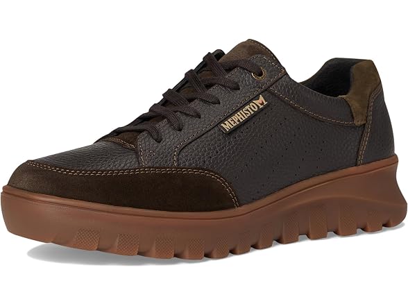 Mephisto Mens Flynn Dark Brown 8 Medium