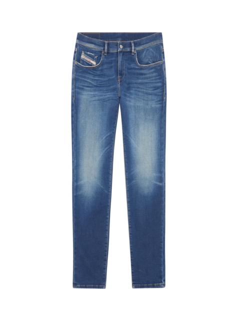 Diesel Mens Skinny Fit Jogger Denim Jeans (Blue) - Gallery 6