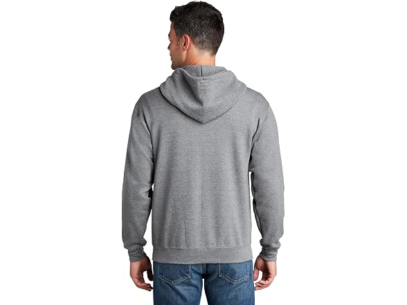 Port & Co Men (M) Core Fleece Full-zip Sweatshirt