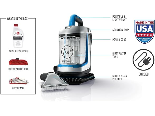 Hoover CleanSlate XL Deep Cleaning Carpet + Upho