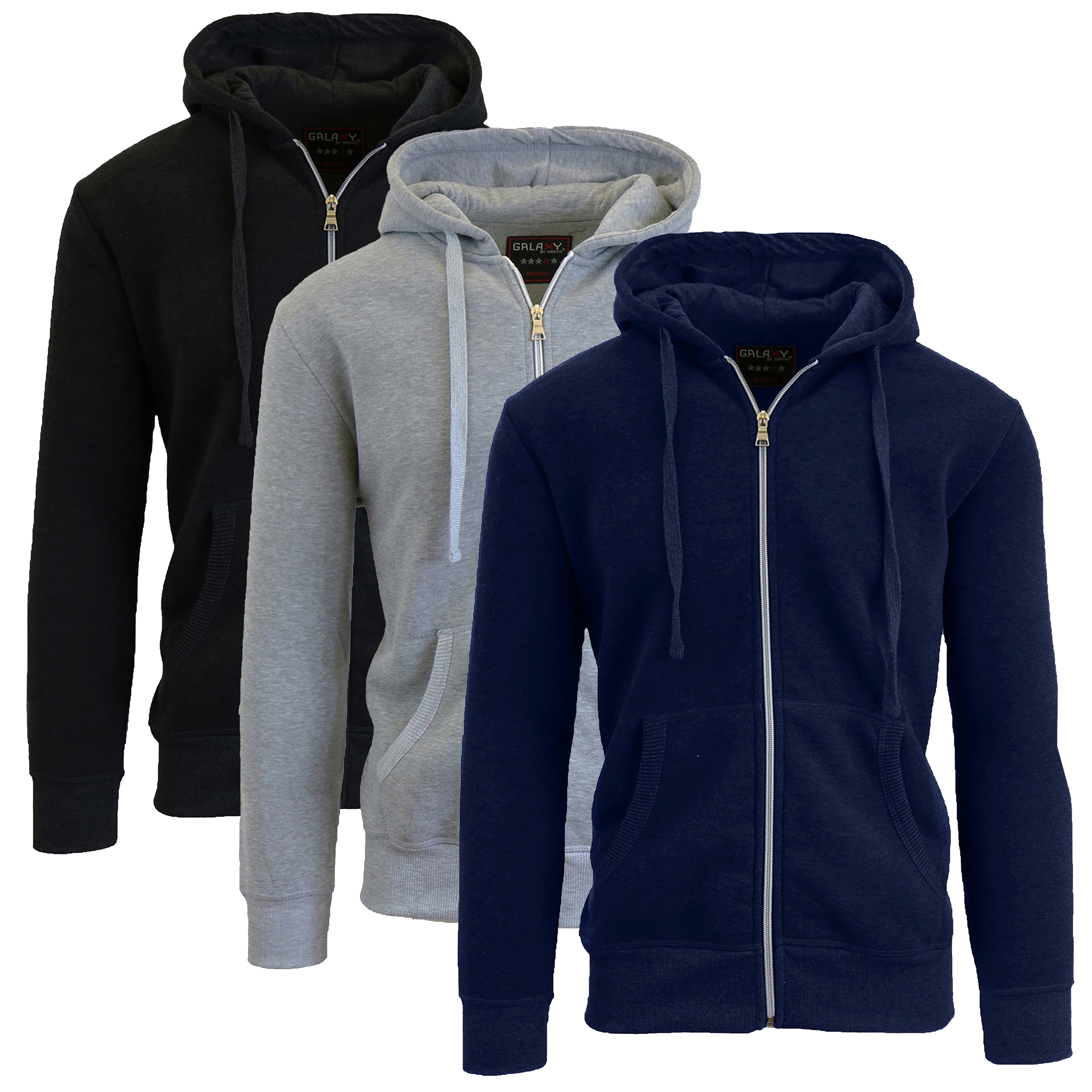 Boys Fleece-Lined Zip Sweater Hoodie - Gallery 31