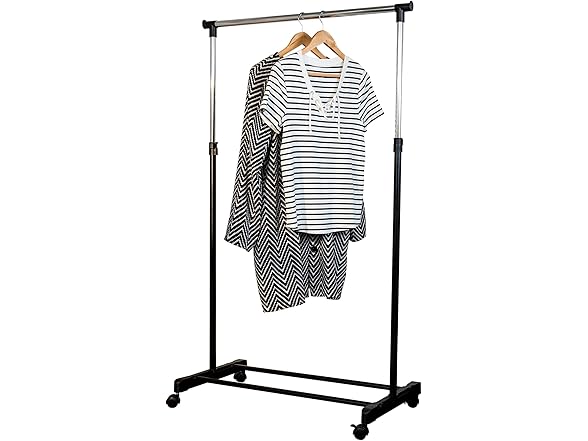 Honey-Can-Do Rolling Metal Clothes Rack