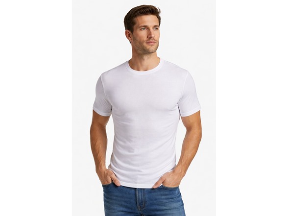 FILA Men's Solid Crew Neck T-Shirts (4Pk)