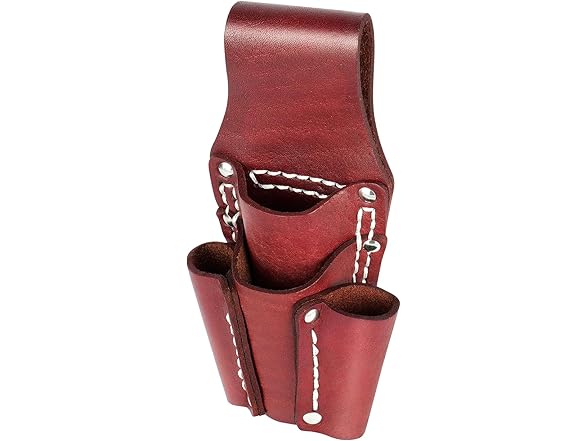 NKTM Leather Tool Pouch, 4 Pockets