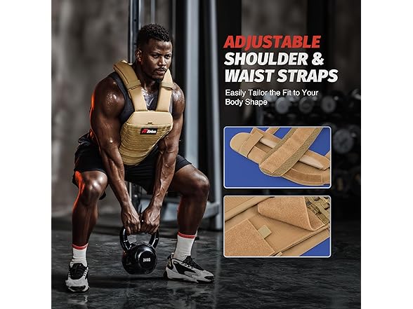 Khaki Tactical Weighted Vest