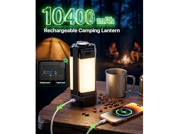 NICKLUC Rechargeable Camping Lantern