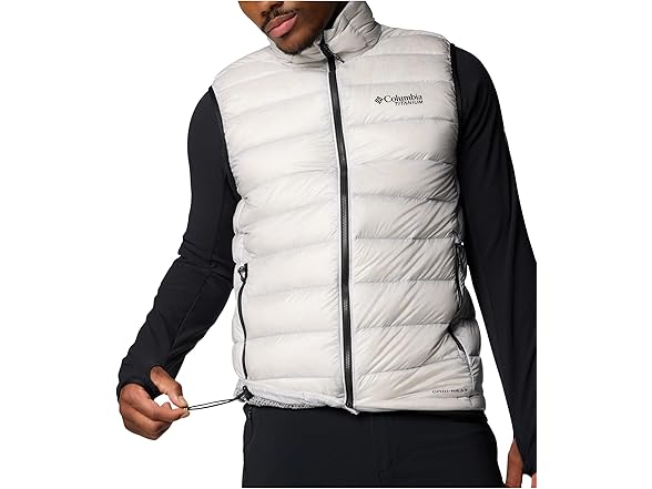 Columbia Mens Arctic Crest Down Vest, Lg