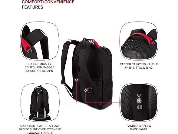 SwissGear Cecil 5505 Laptop Backpack, 18-Inch