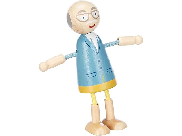 Small Foot Wooden Bending Doll Family